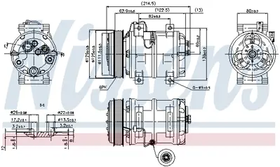 NISSENS 89317 Kompresor 9171703