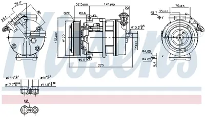 NISSENS 89397 Kompresor Z0004972B