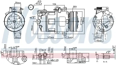 NISSENS 89422 Kompresor 8386837