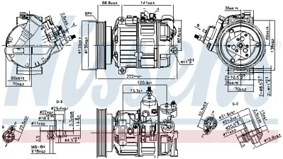 NISSENS 89463 Kompresor 36051068