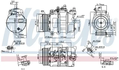 NISSENS 89496 Kompresor LR012799