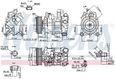 NISSENS 89585 Kompresor 9225703