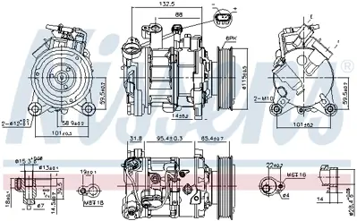 NISSENS 89593 Kompresor 9223695