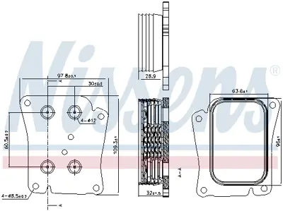 NISSENS 90777 Yag Sogutucusu (M271) W203 02>07 W204 07>14 C209 02>09 W211 02>08 R171 04>11 A2711880401