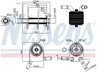 NISSENS 90849 Yag Sogutucu Focus Iı Benzınlı  06>11 4M5G6B856BC