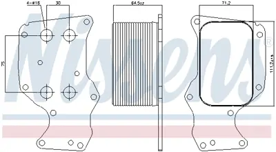 NISSENS 90851 Yag Sogutucu Bmw F20 F21 F22 F23 F87 F30 F31 8585624