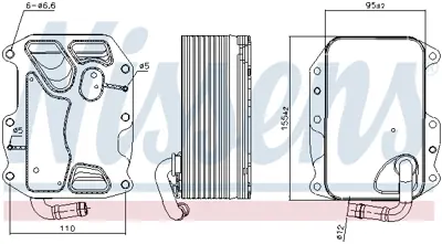 NISSENS 90852 Yag Sogutucu Amarok Touareg A4 A5 A6 A7 A8 Q5 Q7 Q8 15> Crte Czva Czvf Czvc Crtf 59117015K