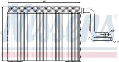 NISSENS 92268 Evaporator Bmw E81 E82 E87 E90 F20 E84 F25 6934781