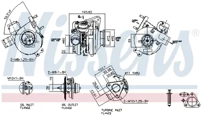 NISSENS 93055 Turbo EX79517