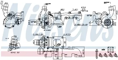 NISSENS 93077 Turbo XS4Q6K682DF