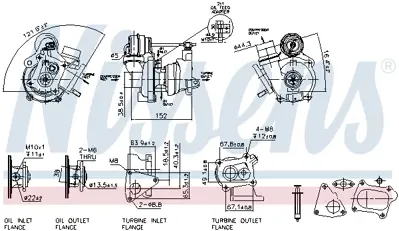 NISSENS 93078 Turbo 1441100QAR 8200889694