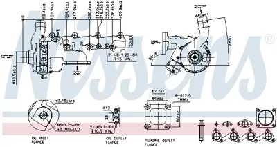 NISSENS 93088 Turbo RE1S4Q6K682AS