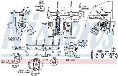 NISSENS 93090 Turbo YM219G438BA