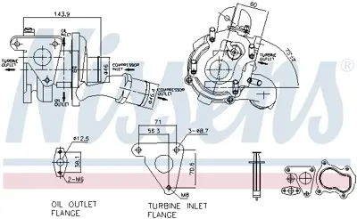 NISSENS 93093 Turbo 93198156 99