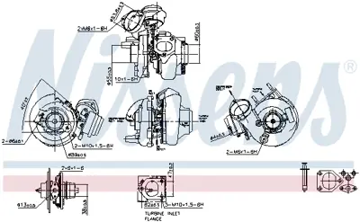 NISSENS 93144 Turbo 7791046M09