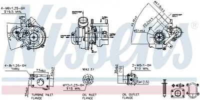 NISSENS 93158 Turbo Sarj Ducato Iıı Daıly Karsan J10 Jest 2,3jtd 06> Euro4 / Euro5 4913505132 71795707