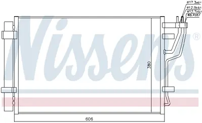 NISSENS 940006 Klıma Radyatoru 976062L700FFF