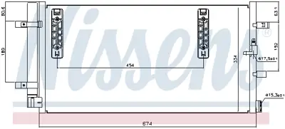 NISSENS 940042 Klıma Radyatoru Kondansor Audı A4 1,8 Tfsı 2,0tdı 08> Oto / Mek Sanzıman L8KD260401C