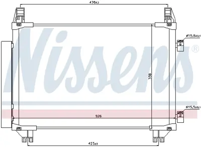 NISSENS 940050 Klıma Radyatoru 884600D050