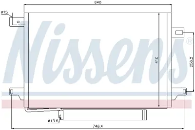 NISSENS 940054 Klıma Radyatoru Crafter 06>16 Sprınter 906 06>16 A0018300370