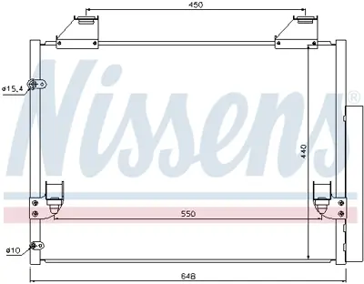 NISSENS 940083 Klıma Radyatoru 884600K120