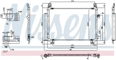 NISSENS 940085 Klıma Radyatoru 884600D210