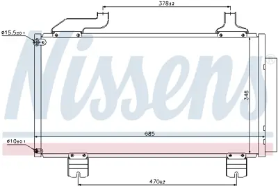 NISSENS 940114 Klıma Radyatoru 80100TL2A01