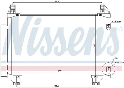 NISSENS 940130 Klıma Radyatoru 8846052130