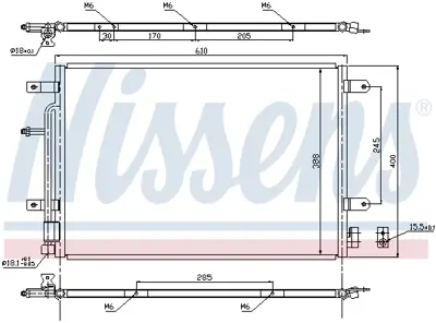 NISSENS 940139 Klıma Radyatoru 8E0260403S