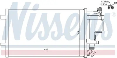 NISSENS 940149 Klıma Radyatoru BBY26148ZA