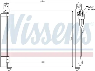 NISSENS 940172 Klıma Radyatoru 9760607550