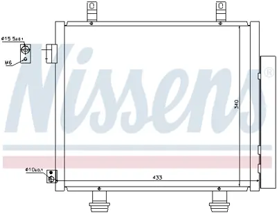 NISSENS 940193 Klıma Radyatoru 95310M68K10000