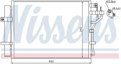 NISSENS 940219 Klıma Radyatoru 976061Y001