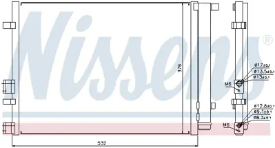 NISSENS 940221 Klıma Radyatoru 976064P000