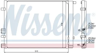 NISSENS 940224 Klıma Radyatoru 976061J210