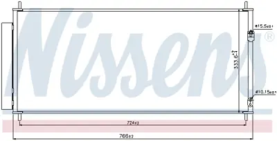 NISSENS 940240 Klıma Radyatoru 80110TM8A01