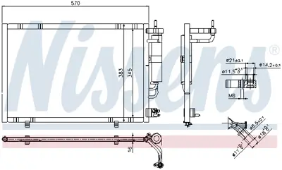 NISSENS 940277 Klıma Radyatoru AP3119710BB