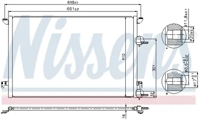 NISSENS 940320 Klıma Radyatoru 12804660