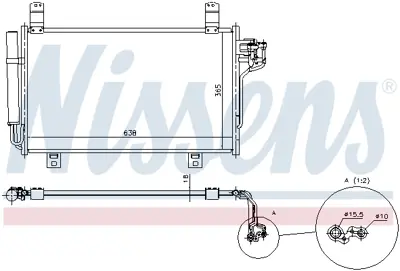 NISSENS 940326 Klıma Radyatoru KF0361480B