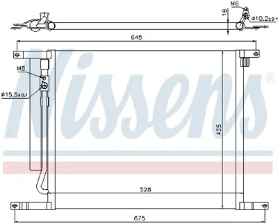 NISSENS 940335 Klıma Radyatoru 