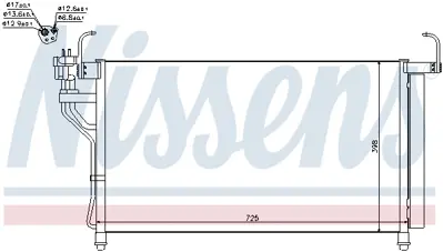 NISSENS 940350 Klıma Radyatoru 976064H200