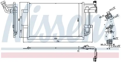 NISSENS 940355 Klıma Radyatoru C51361480B