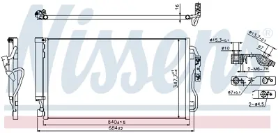 NISSENS 940357 Klıma Radyatoru 64509288942