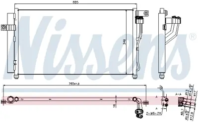 NISSENS 940360 Klıma Radyatoru 976061E000