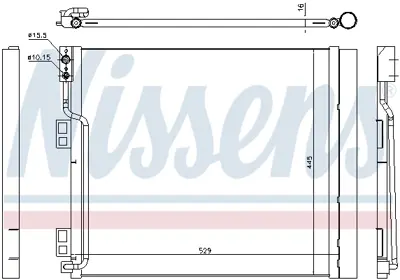 NISSENS 940386 Klıma Radyatoru 92131JX51A