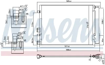 NISSENS 940404 Klıma Radyatoru 976064P200