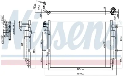 NISSENS 940406 Klıma Radyatoru 306dt Dıscovery Iv L319 09>18 Range Rover Sport I L320 09>13 LR018405