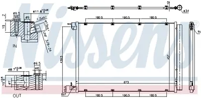 NISSENS 940432 Klıma Radyatoru X253 15> W205 14> S205 15> W213 16> S213 17> W222 17> C217 17> A0995002154