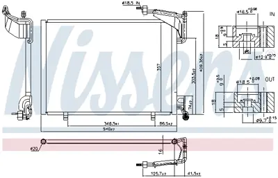 NISSENS 940528 Klıma Radyatoru C1B119710DB