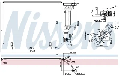 NISSENS 940531 Klıma Radyatoru ET7119710BA